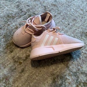 Pink toddler adidas